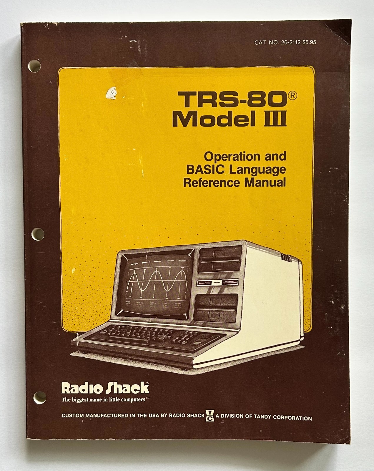 1980 Tandy Radio Shack TRS-80 Model III BASIC Language Reference Manual 26-2112