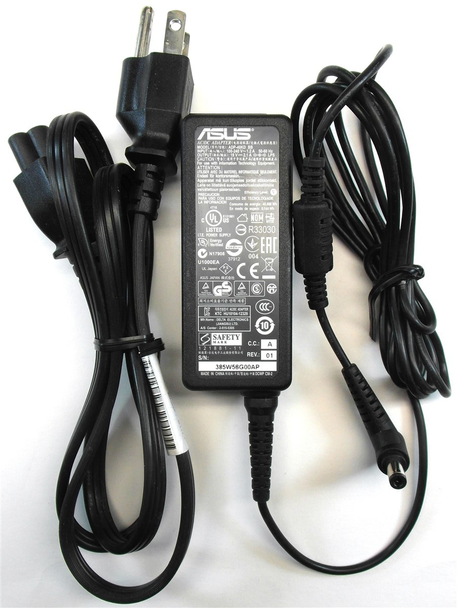 Genuine Asus Laptop Charger AC Adapter Power Supply ADP-40KD BB C.C. A 5.5mm Tip