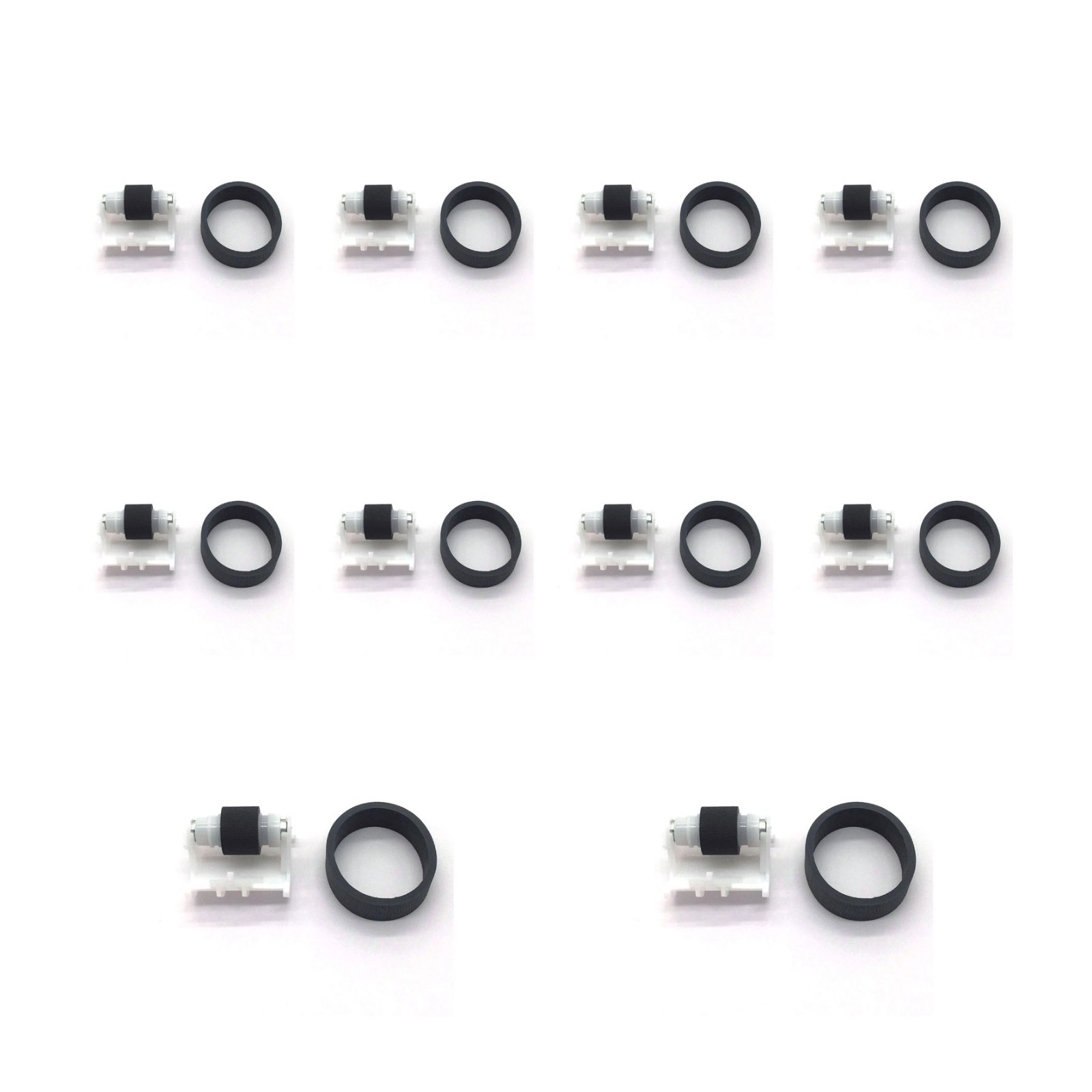 10sets Feed Separation Pickup Roller Rubber Tire For EPSON ET-2988 ET-4800
