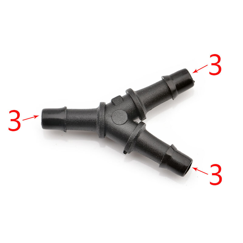10PCS Eco solvent Y Shape Ink Tube Connector for Large format Y UV Ink Tube