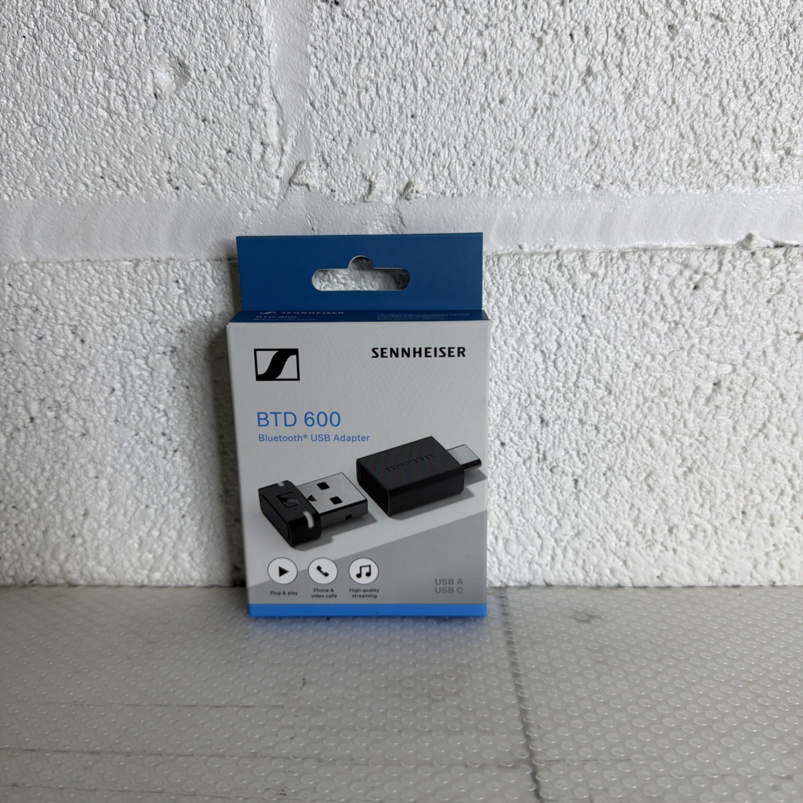 Sennheiser BTD 600 Bluetooth USB Adapter USB A USB C Dongle