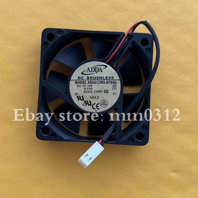 ADDA AD0612MS-D70GL 6015 12V 0.11A 6cm chassis cooling fan