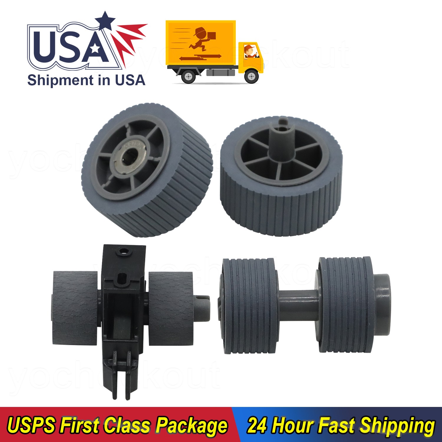 Feed Pickup Brake Roller For Fujitsu fi-7600 fi-7700 fi-7700S fi-7460 fi-7480