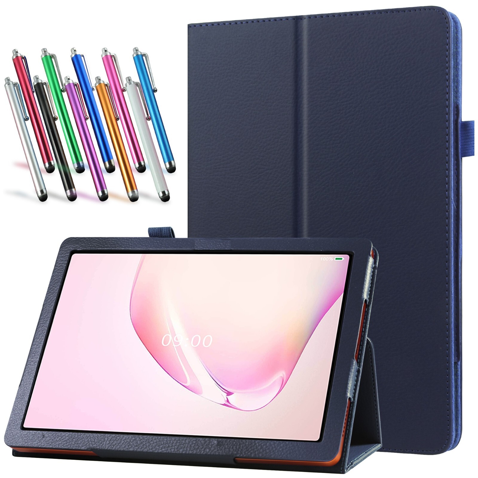 Case for Case for Nook 9" Lenovo Tablet (2024) with Auto Wake/Sleep Cover+Stylus