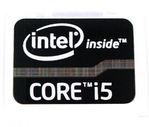 50 PCS Intel Core i5 Black Sticker Case Badge Genuine USA Lot Wholesale OEM