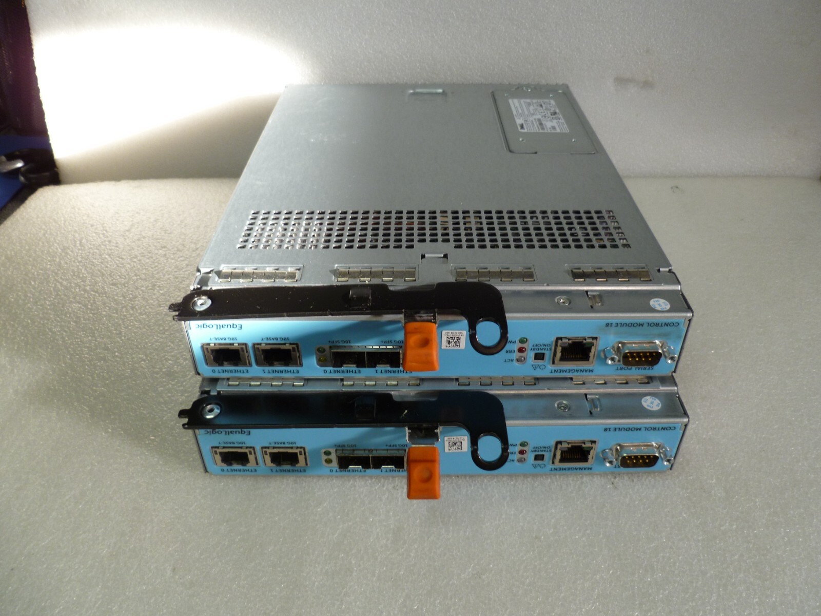 LOT OF 2 Dell EqualLogic Control Module 18 E09M E09M003 NEX-900926-A