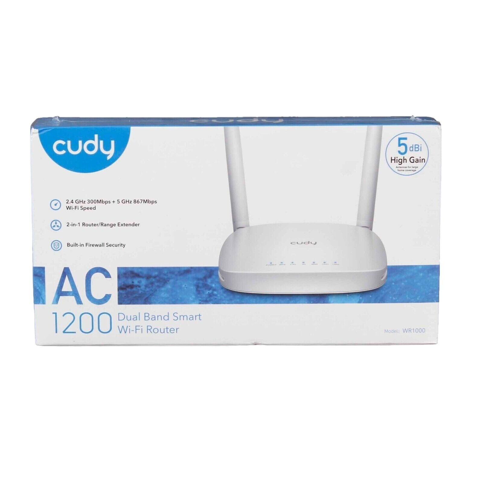 Cudy Router NEW WR1000 AC1200 Dual Band Smart Wifi Router