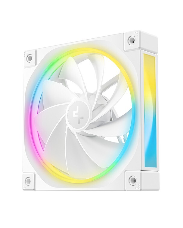 DeepCool FL12R White 120mm Unique Addressable RGB Reverse Fan