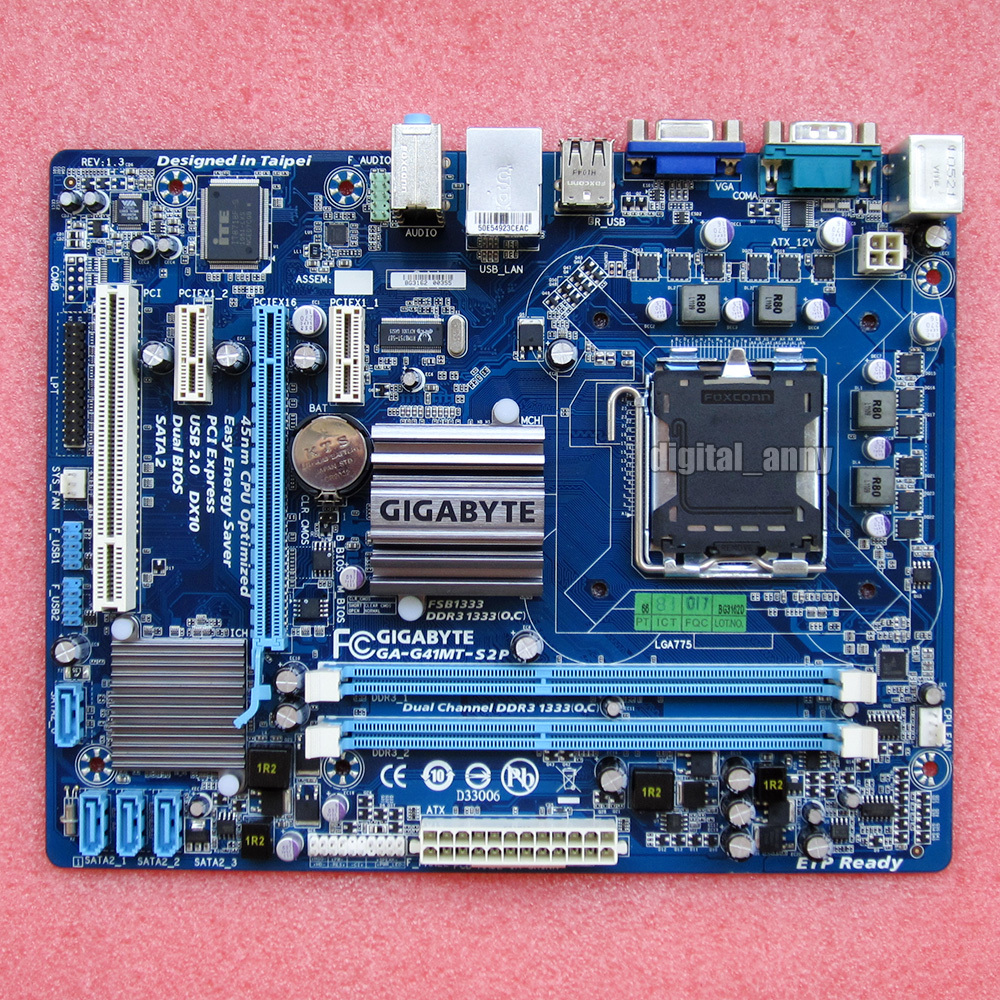 Gigabyte GA-G41MT-S2P Motherboard Intel G41 LGA 775 DDR3