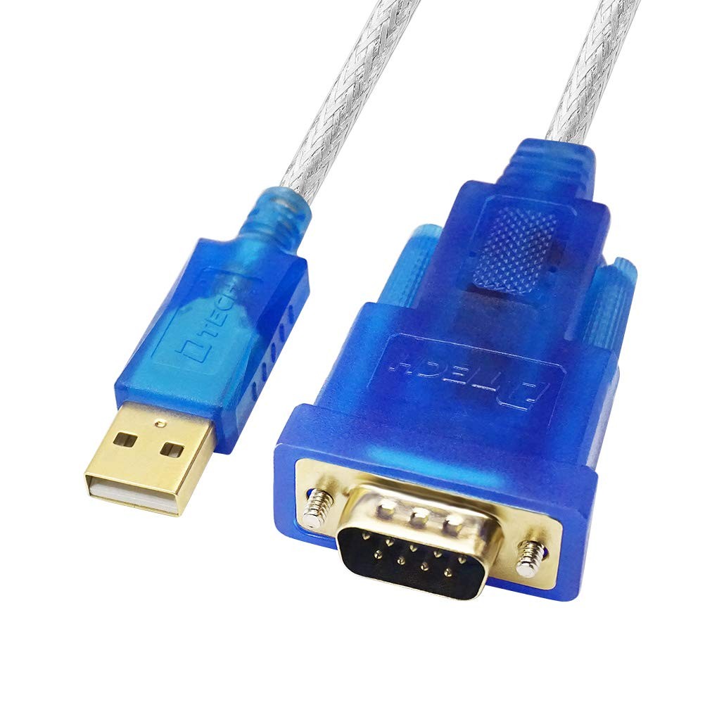 FTDI USB to Serial Adapter DB9 Male Port 1.5ft Cable with FT232RL Chipset