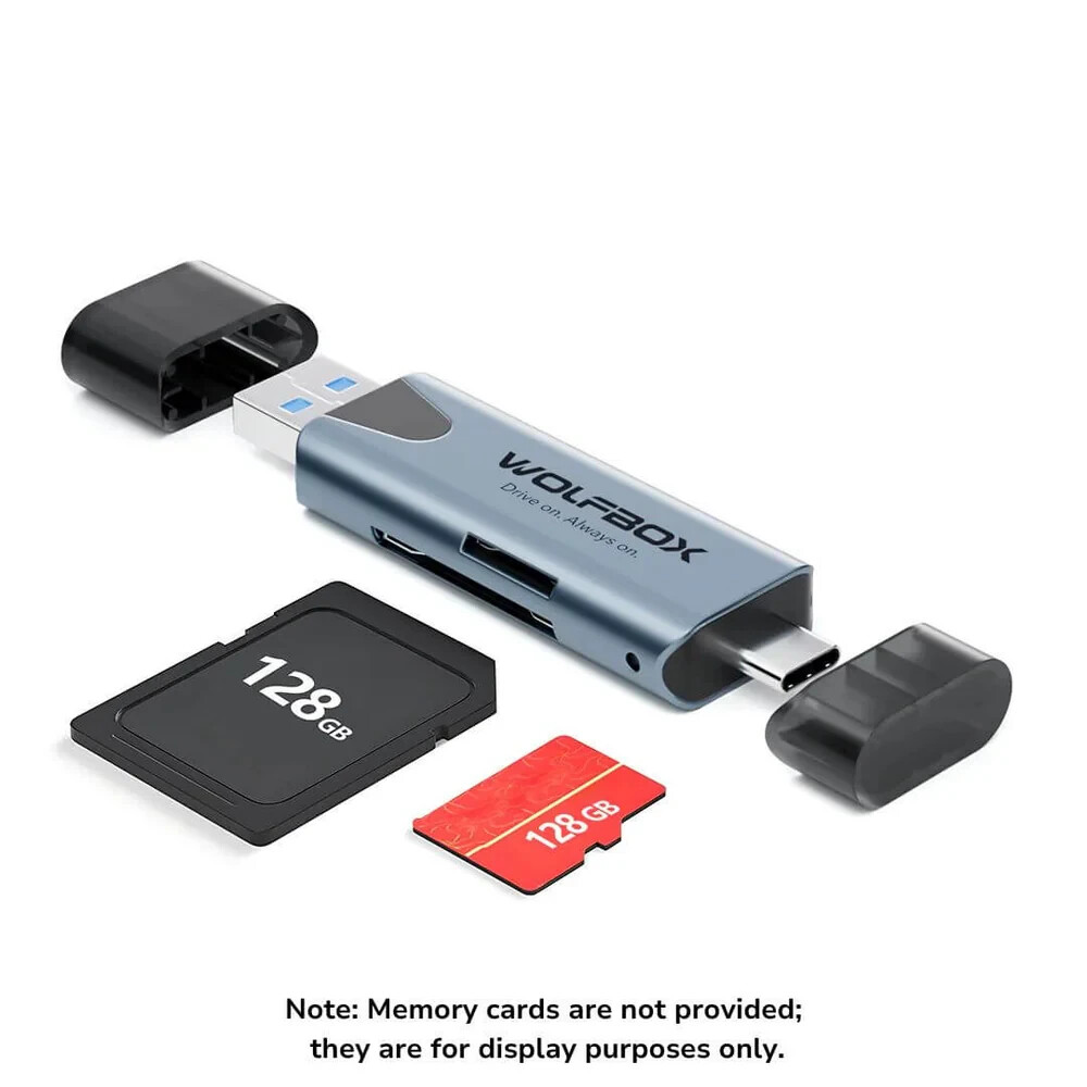 Wolfbox 2-in-1 MicroSD Card Reader