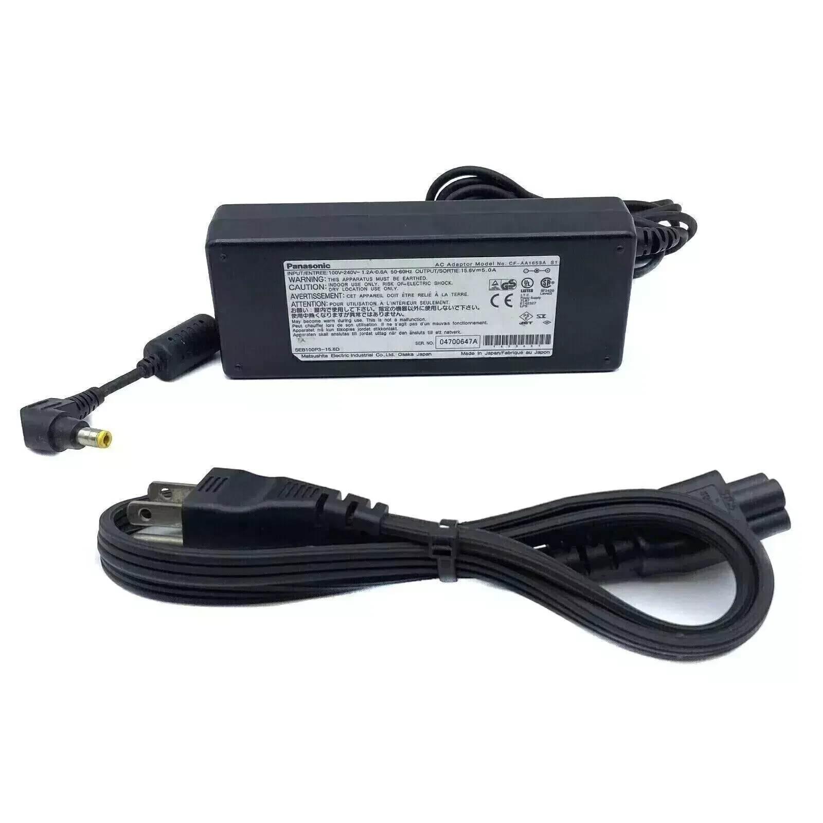 OEM Genuine 78W Adapter Charger For Panasonic ToughBook CF-54 CF-31 CF-73 CF-19