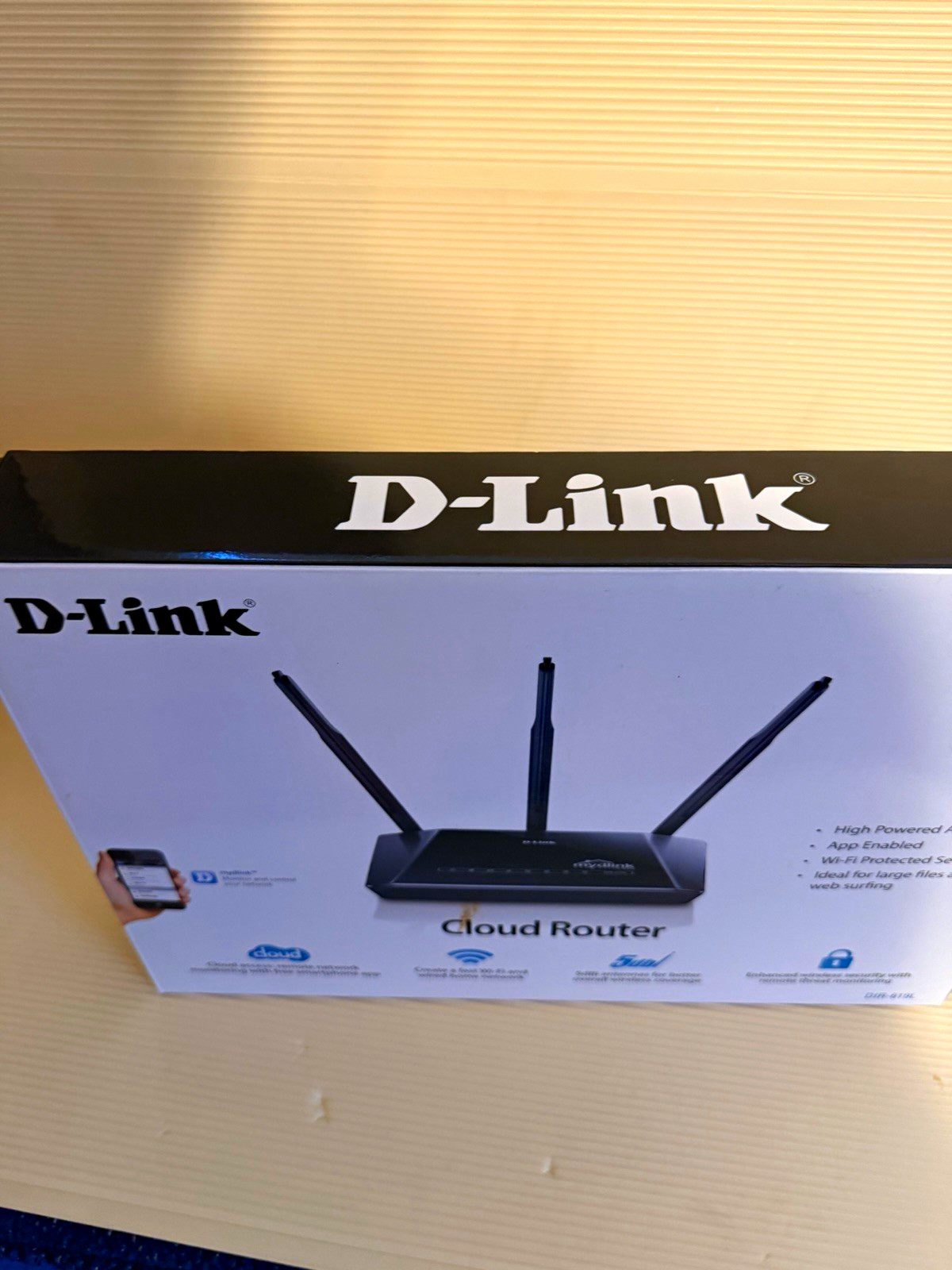 D-Link DIR-619L-ES N300 Cloud Wi-Fi Router 300Mbps 4-Port 802.11n Black