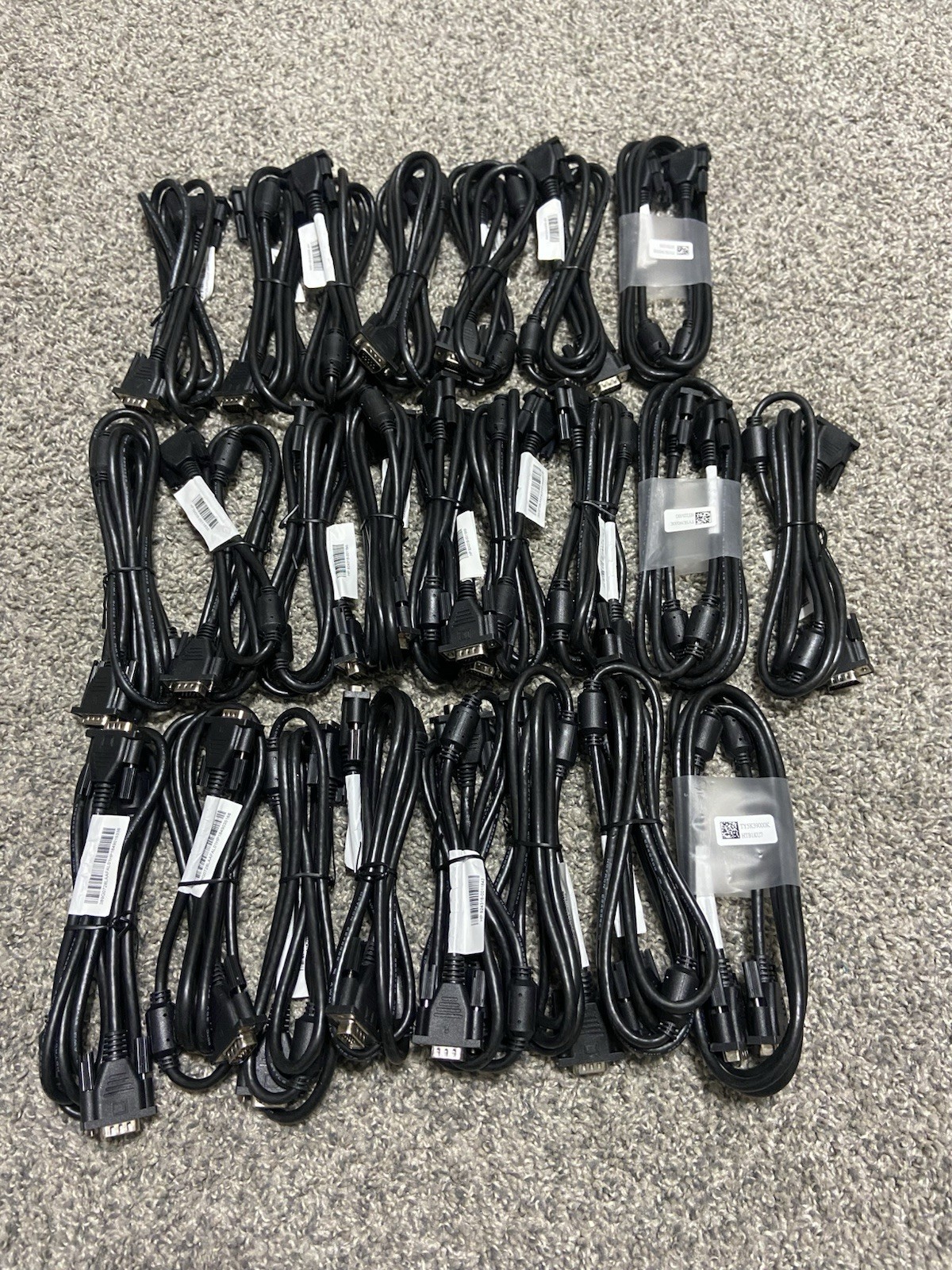 (24) NEW HP VGA Computer Monitor Replacement Cable AWM 6ft M/M (924318-001)