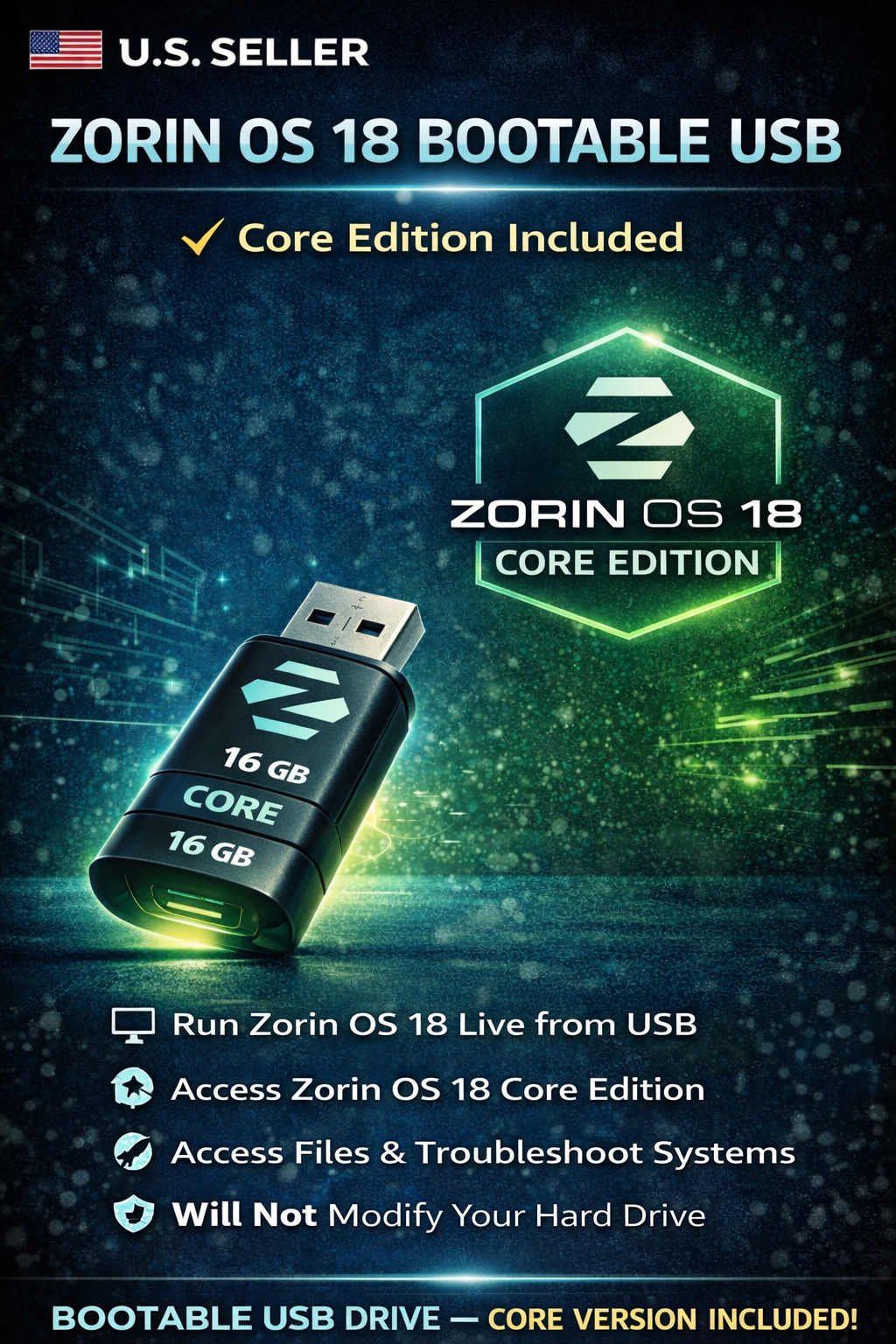 MX Linux Bootable USB Live OS – Fast Lightweight Linux, No Install Required