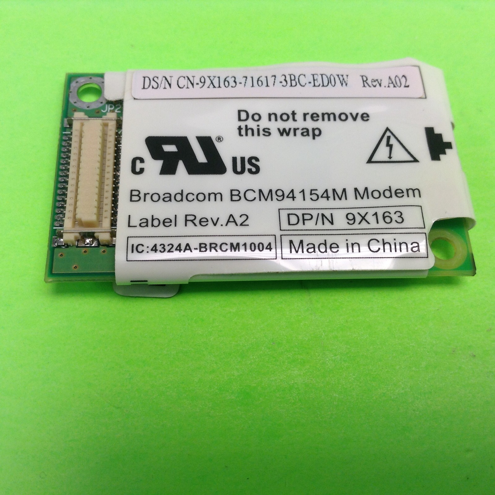 Dell Inspiron 5100 Laptop Computer 56K Modem BCM94154M CN-09X163 Broadcom