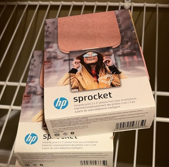 NEW HP Sprocket 200 2nd Edition Portable Printer, 2x3 Photo Printer, BLUSH PINK