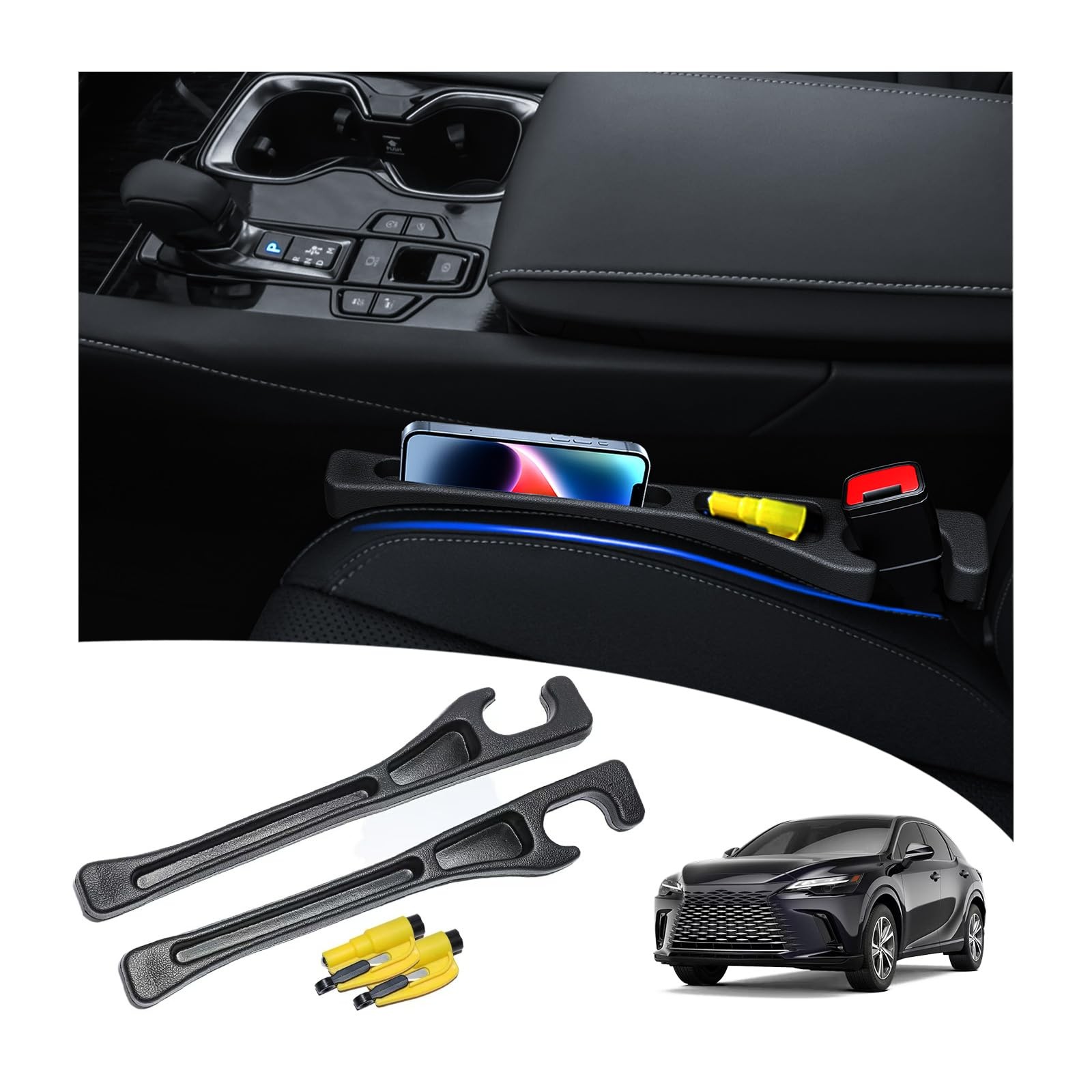 【Compatible with Lexus RX350 NX350】 Car Seat Gap Filler