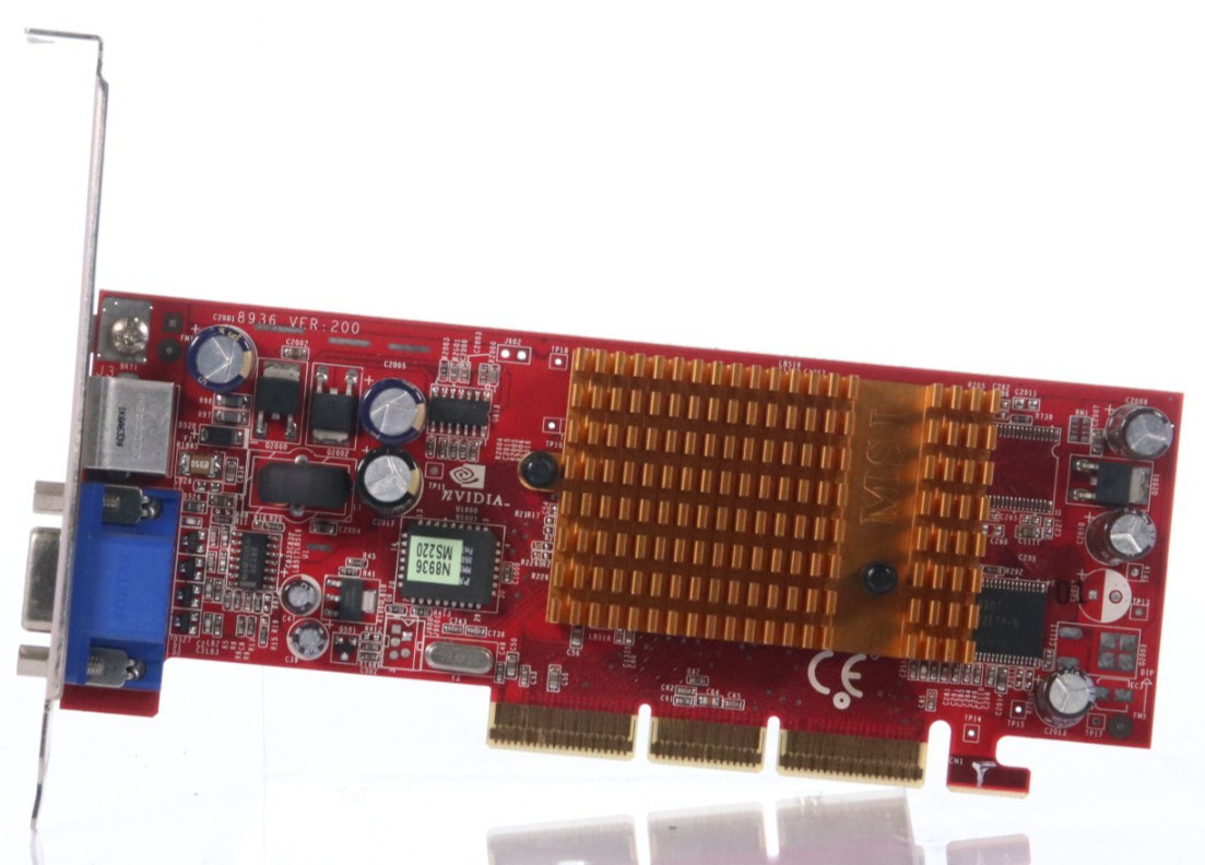 MSI NVIDIA GeForce MX4000-T64 64MB AGP Graphics Card DDR 32 Bit