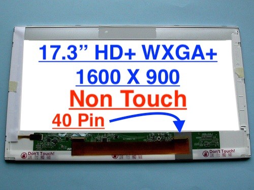 LCD SCREEN FOR B173RW01 V.1 BOTTOM RIGHT CONNECTOR 17.3