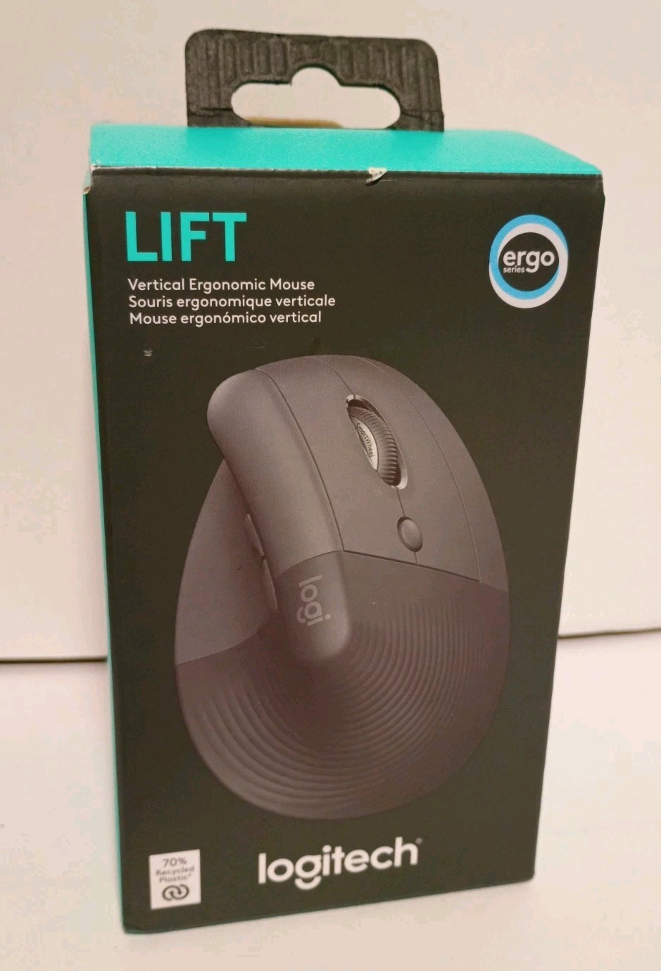 Logitech Lift Vertical Ergonomic Mouse Wireless Bluetooth Logi Bolt Graphite