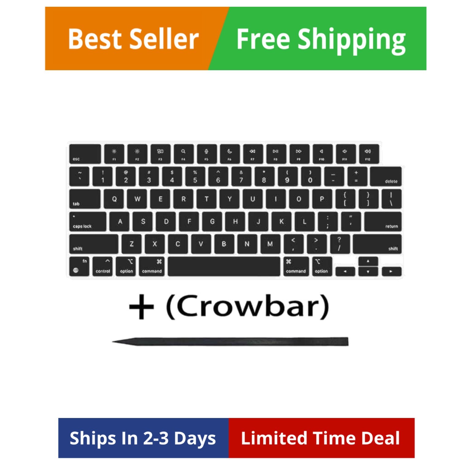 Replacement  Keyboard keycap Keycaps Keys for MacBook Air M2 M3 M4 Retina 13'...