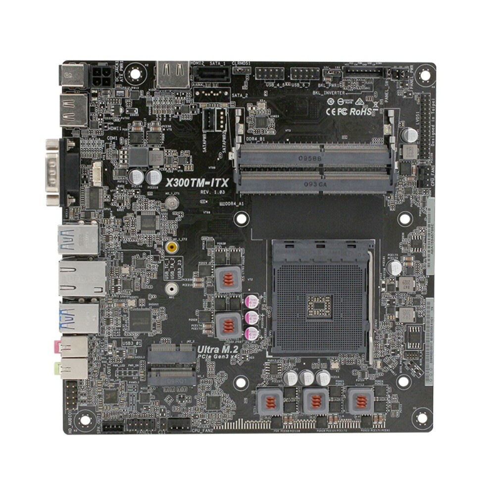 For Asrock X300TM-ITX DC 19V power Socket AM4 For AMD X300 Desktop Motherboard