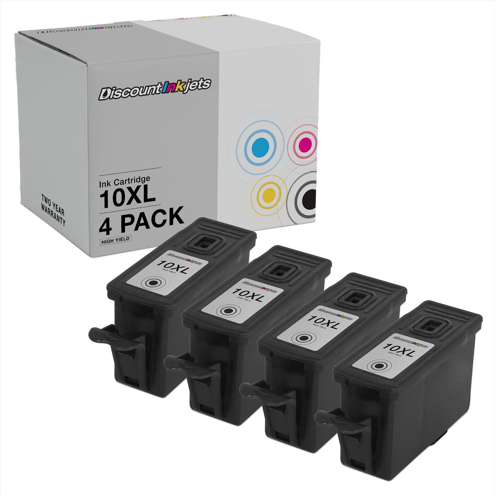 4PK #10 XL BLACK Ink High Capacity for Kodak 10 EasyShare 5300 5500 ESP 3 3250 5