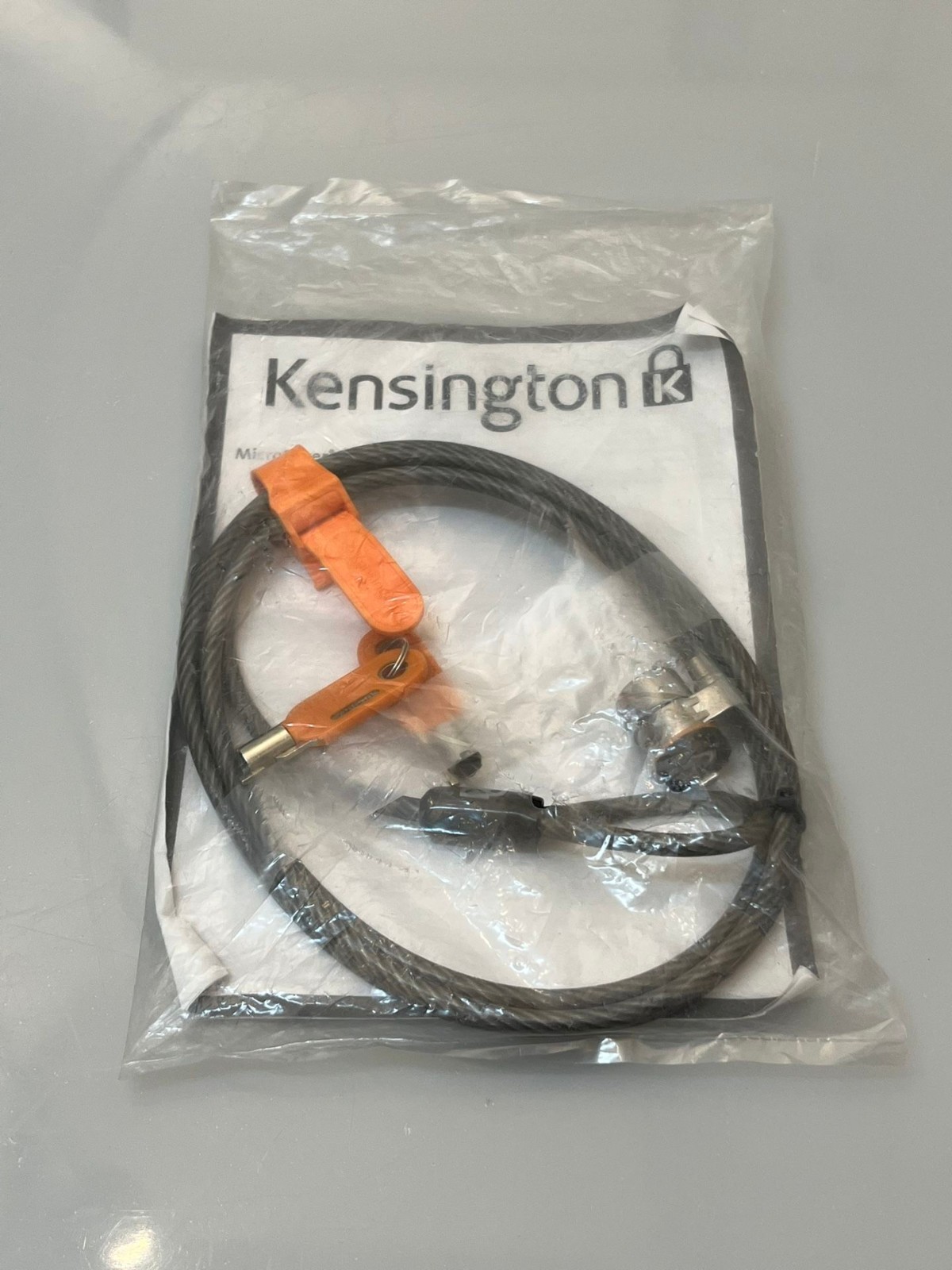 Kensington Slim Microsaver Keyed Laptop Lock New