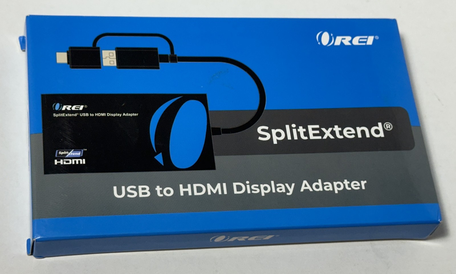 OREI SplitExtend HDMI Splitter for Dual Monitor Display, 4K@30Hz, USB-C & A