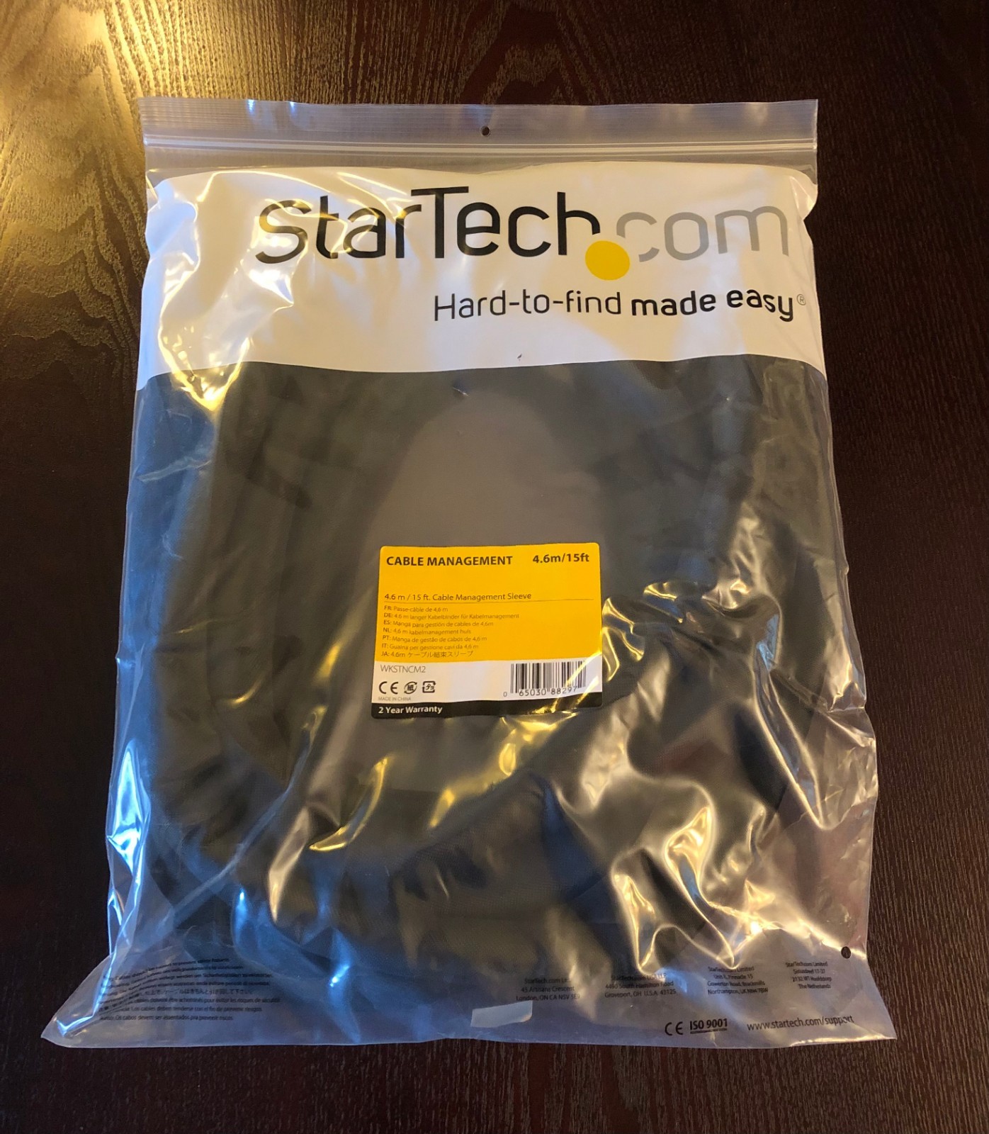 StarTech Cable Management Sleeve - 15 foot