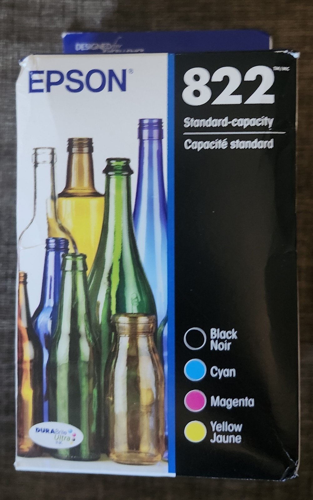 EPSON 822 DURABrite Ultra Ink Standard Capacity Black & Color Cartridge 03/2029