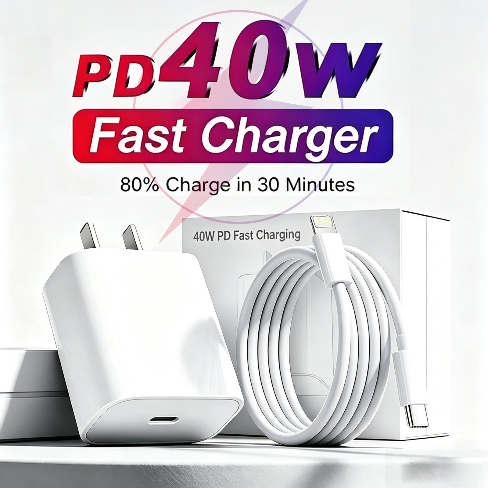 PD 120W USB-C Charger, Fast Charger, and Power Adapter for MacBook Pro, MacBook 