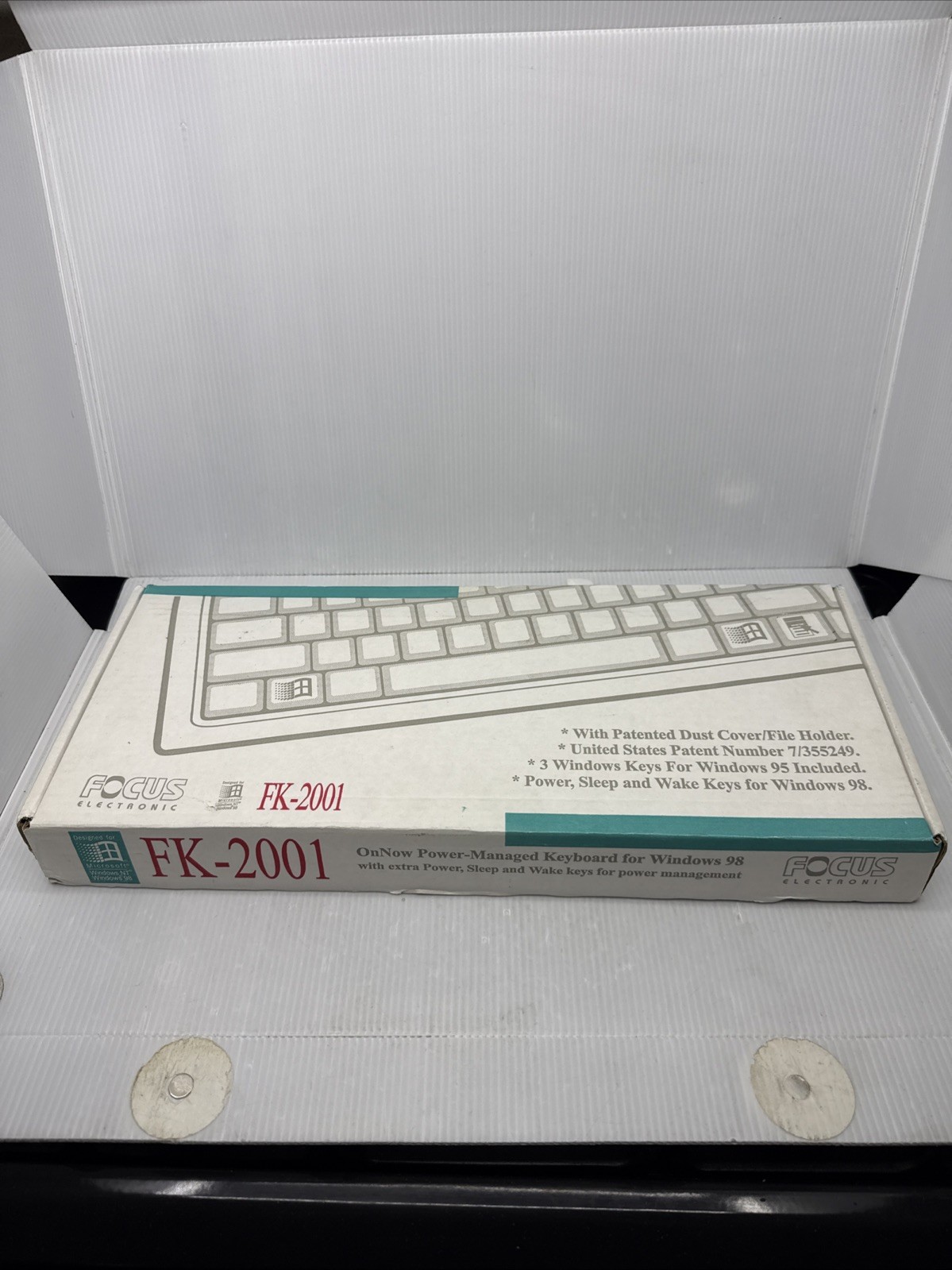 Focus FK-2001 mechanical keyboard With Original Box And Manual