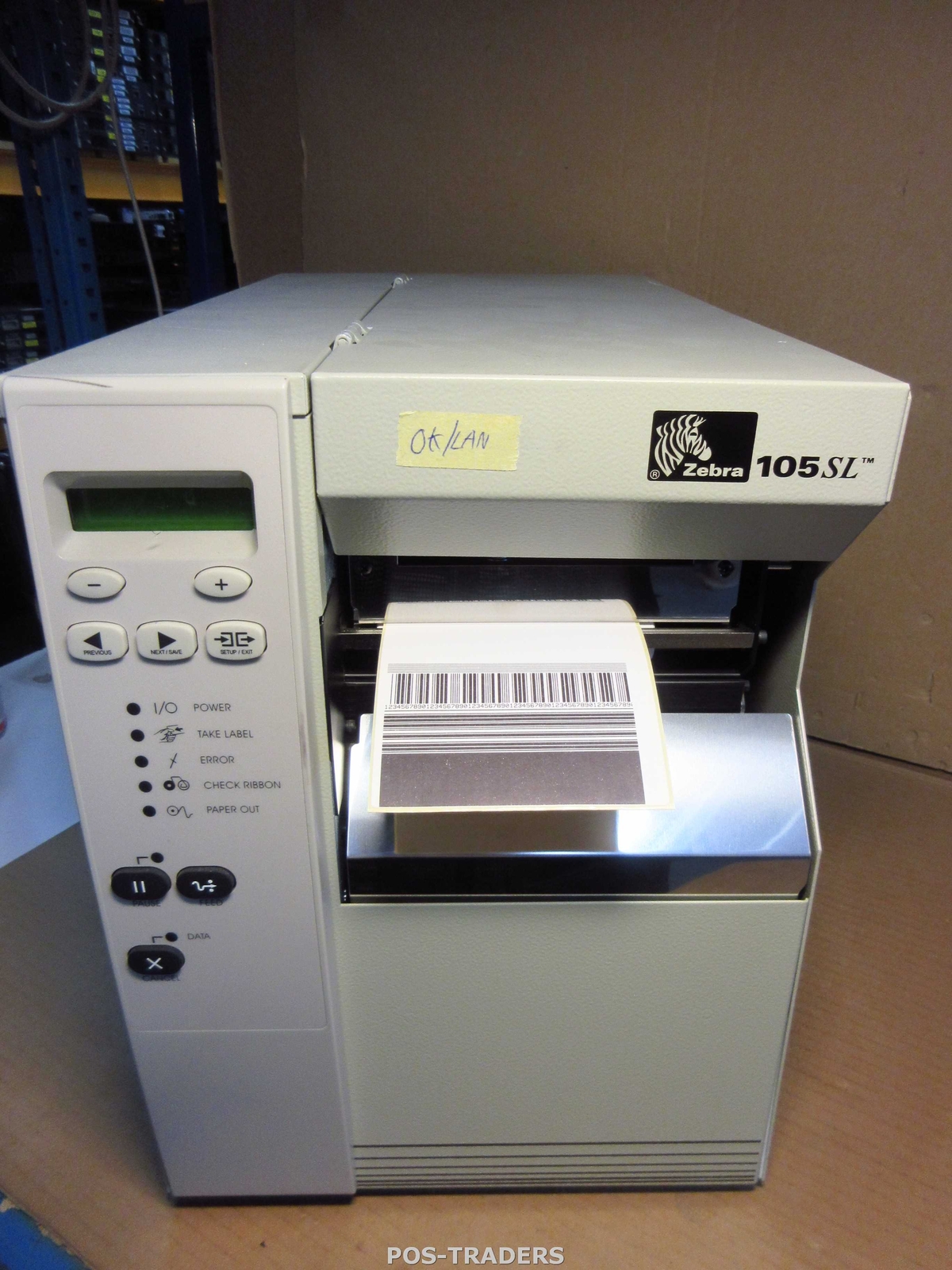 Zebra 105SL LAN Network Thermal 114mm Label Printer 10500-200E-0070 TESTED OK 