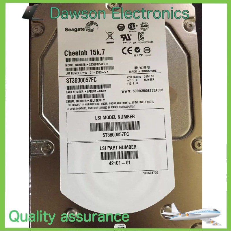 UsedLSI 42101-01 ST3600057FC 600G15K Hard Drive