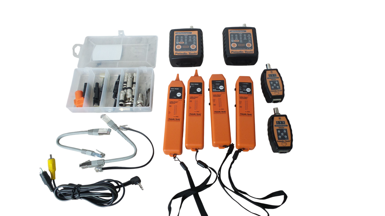 Paladin Tools LAN ProNavigator 1543 W/ Cable Check Kit Tone & Generator 1573