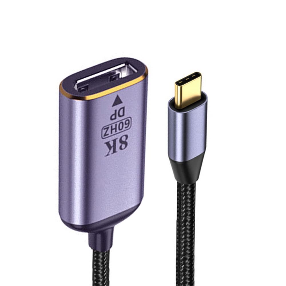 NFHK USB4 USB-C Type-C Source to Displayport DP Female Cable Display 8K 60HZ... 