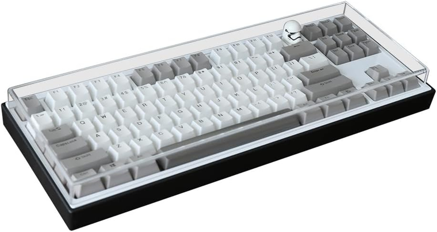 Acrylic Keyboard Dust Cover,75 Keys Transparent Mechanical Keyboard Protective