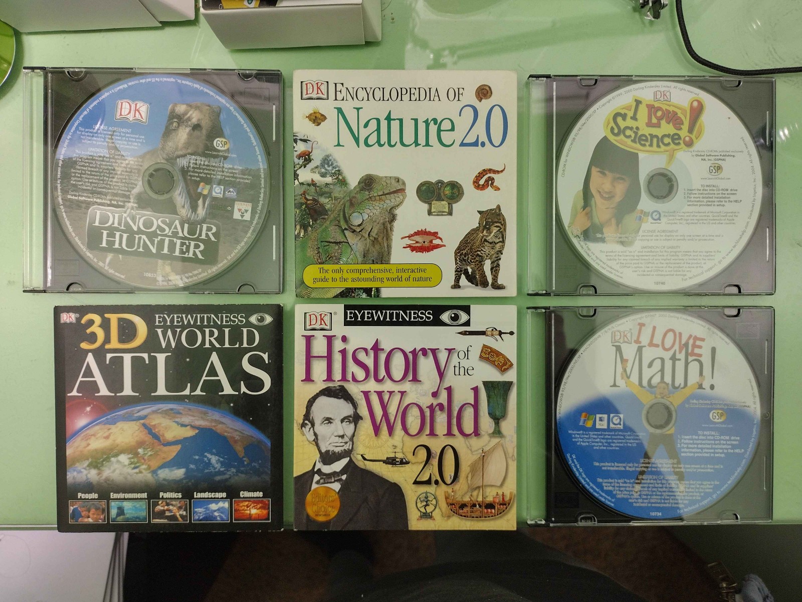 DK Interactive Learning PC Software Lot