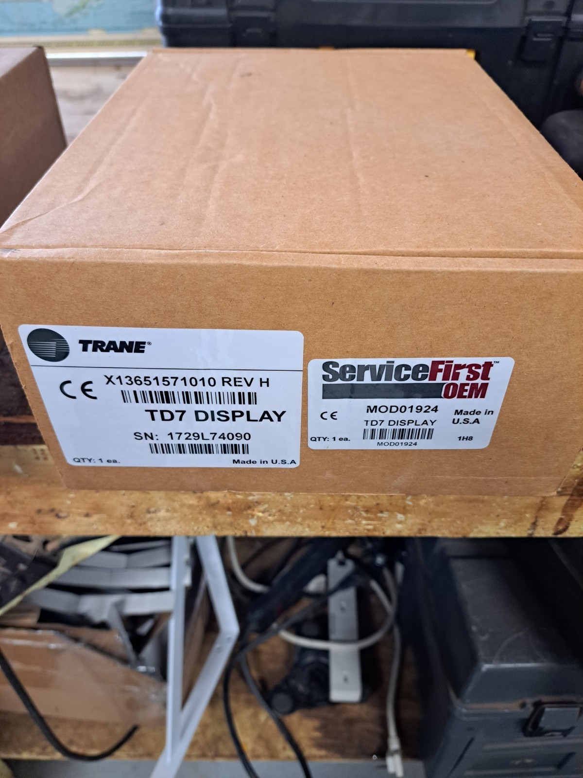 Trane TD7 Brand New Open Box Display Trane TD7 MOD01924