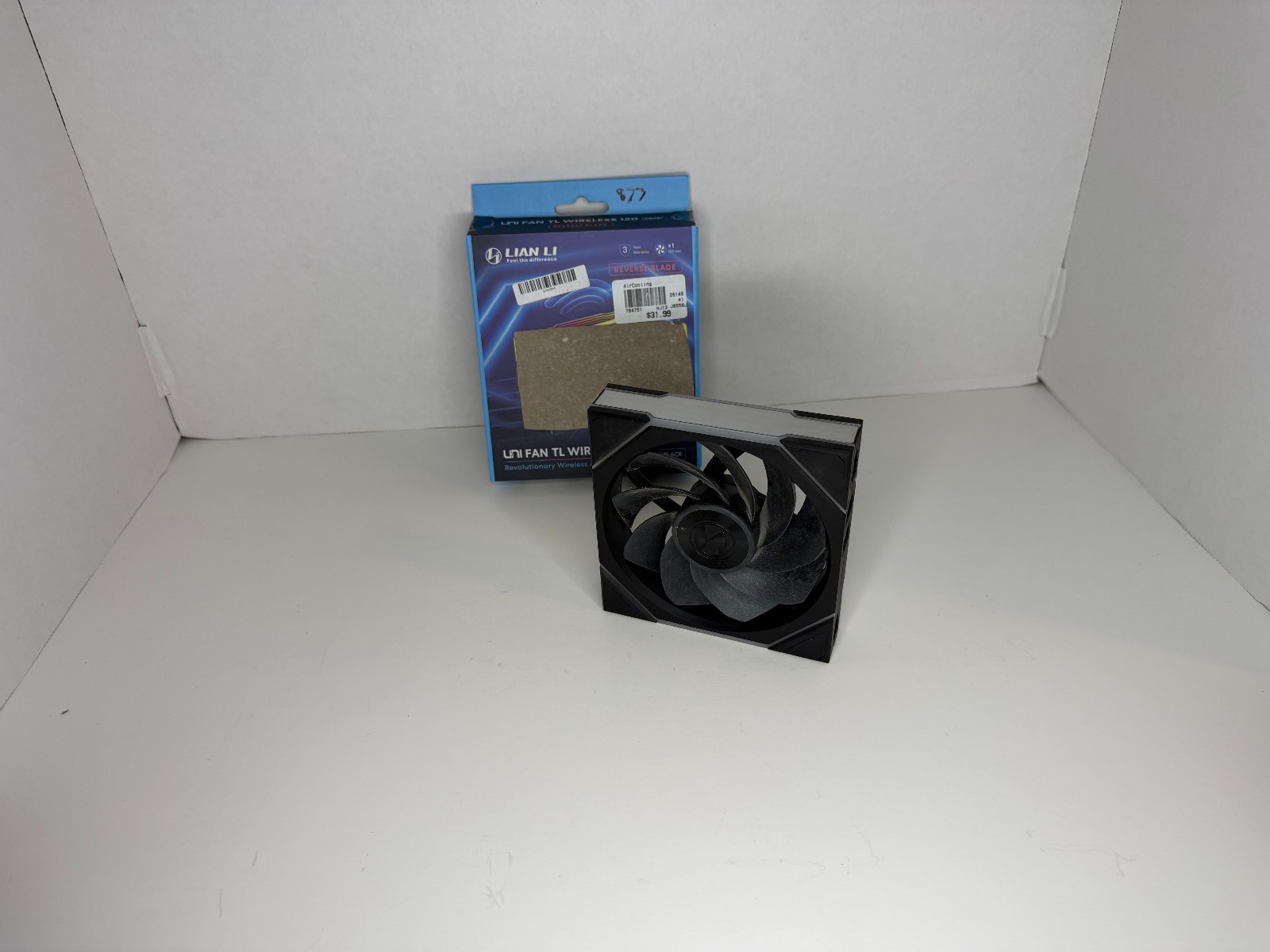 *PARTS*  Lian Li UNI FAN TL Wireless Reverse Blade 120mm - Black (1-Pack)