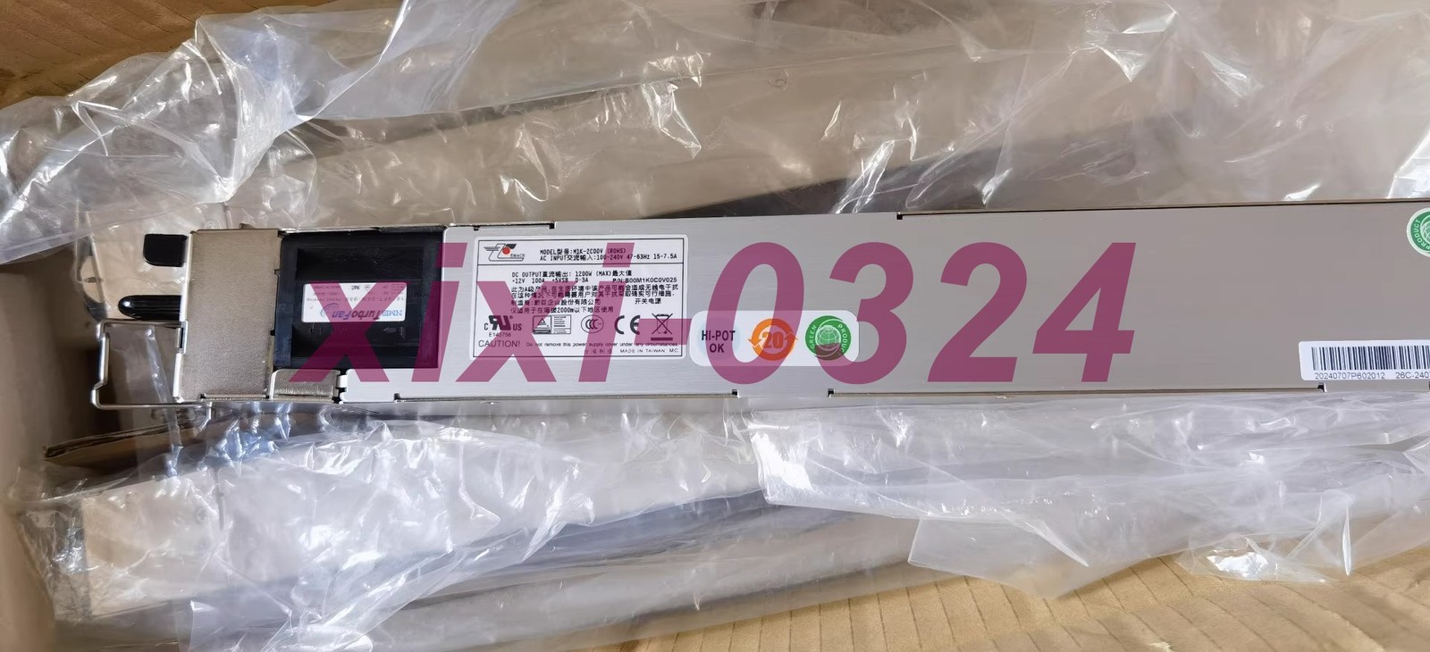 1PCS  NEW  Emacs  M1K-2C00V  power module 1200W Via DHL or FedEX
