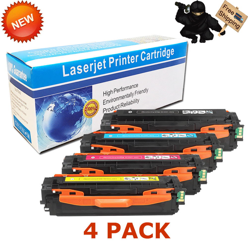 4PK CLT-K504S Color set for Samsung SL-C1810W SL-C1860FW CLX-4195FW CLP-415NW