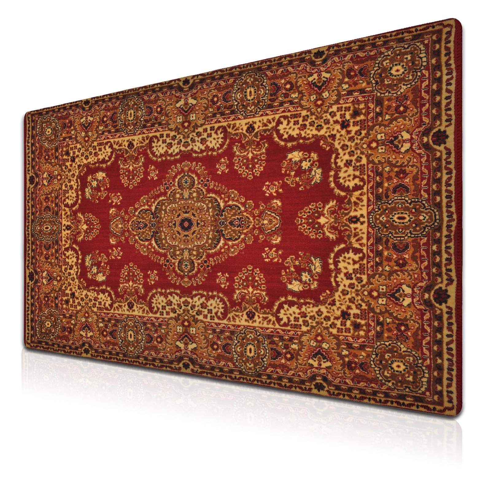 Gaming Mouse Pad Retro Boho, Large Mousepad Office Desk Mat, Work Desk Mat No...