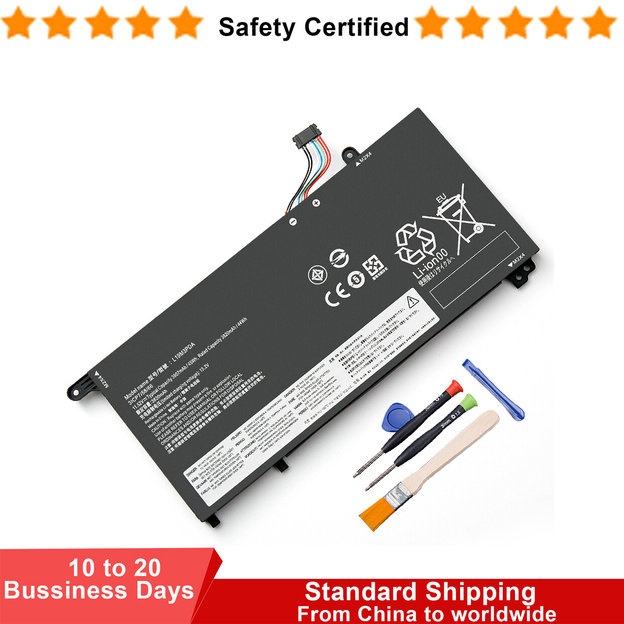 L19M3PDA L19L3PDA L19C3PDA Battery For Lenovo ThinkBook 14 15 G2 G3 G4 ACL ITL