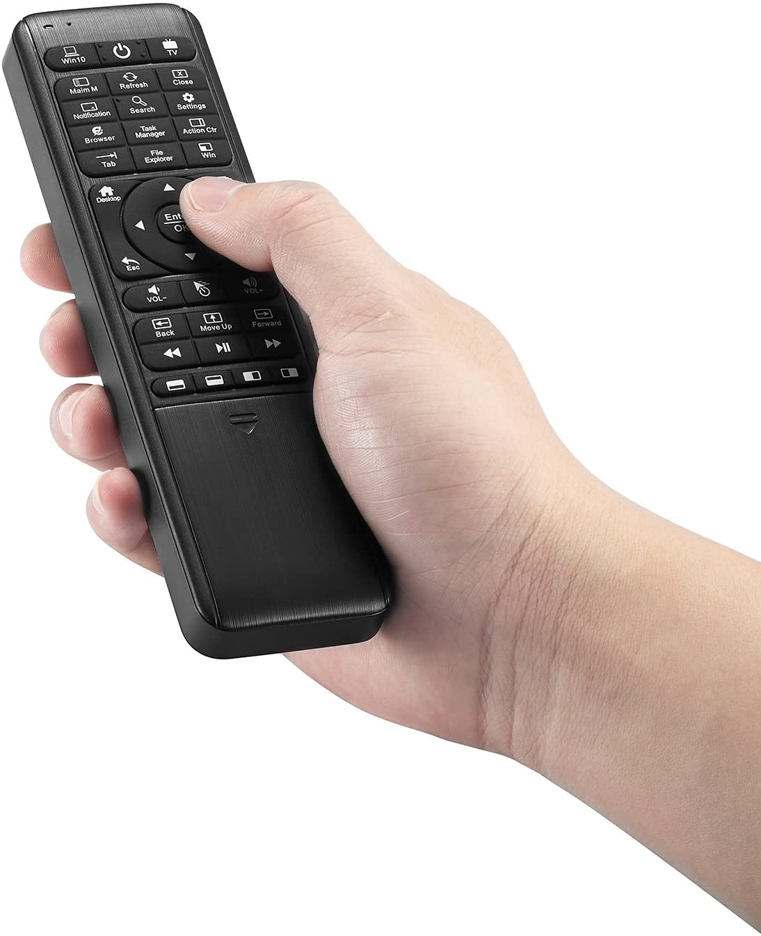 W10 Air TV Remote, Keyboard Fly Mouse for Win 11/10, LED Backlit Keyboard mini