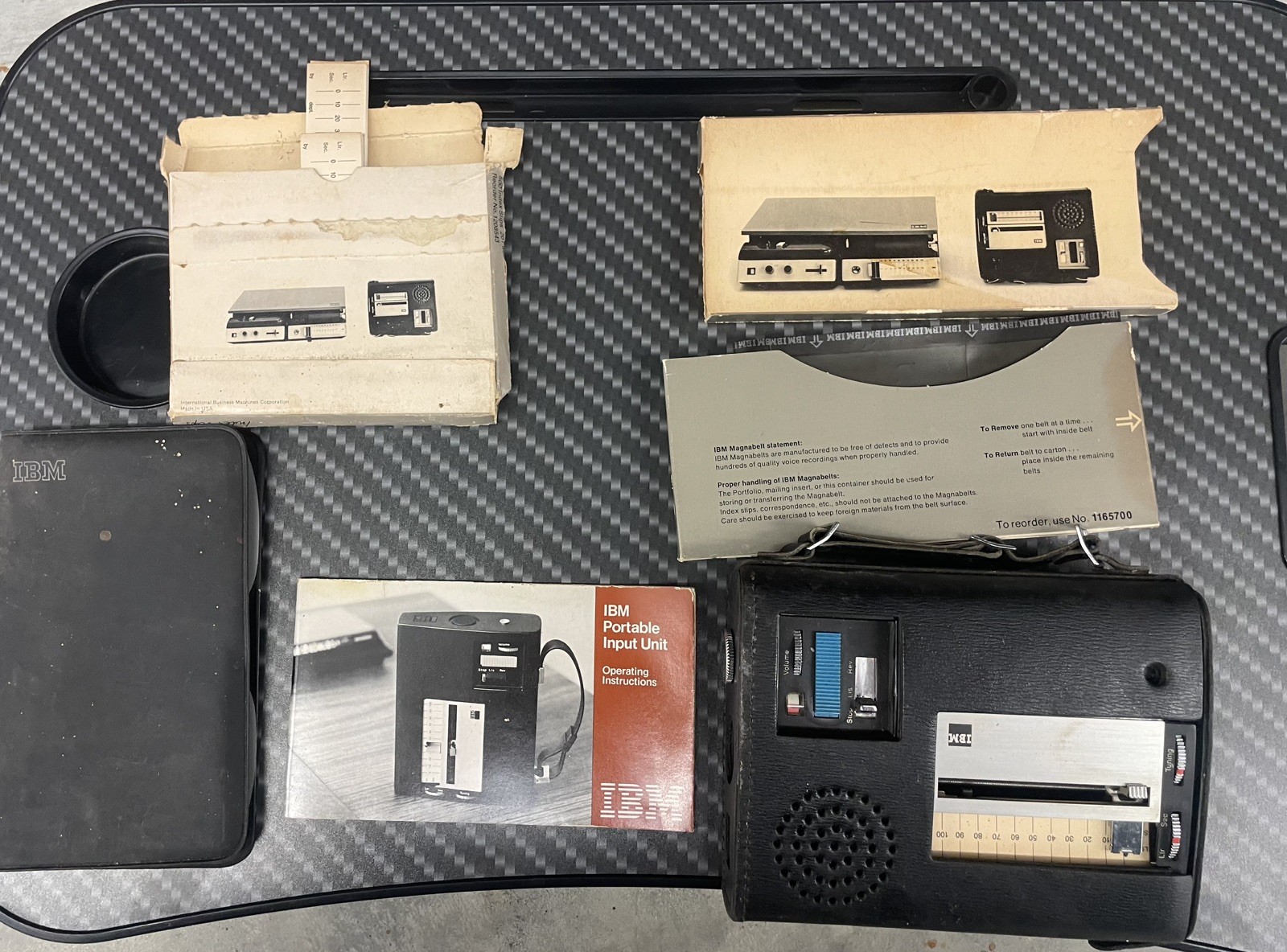 💥IBM Executary 224 Dictating Portable Machine Untested /parts only