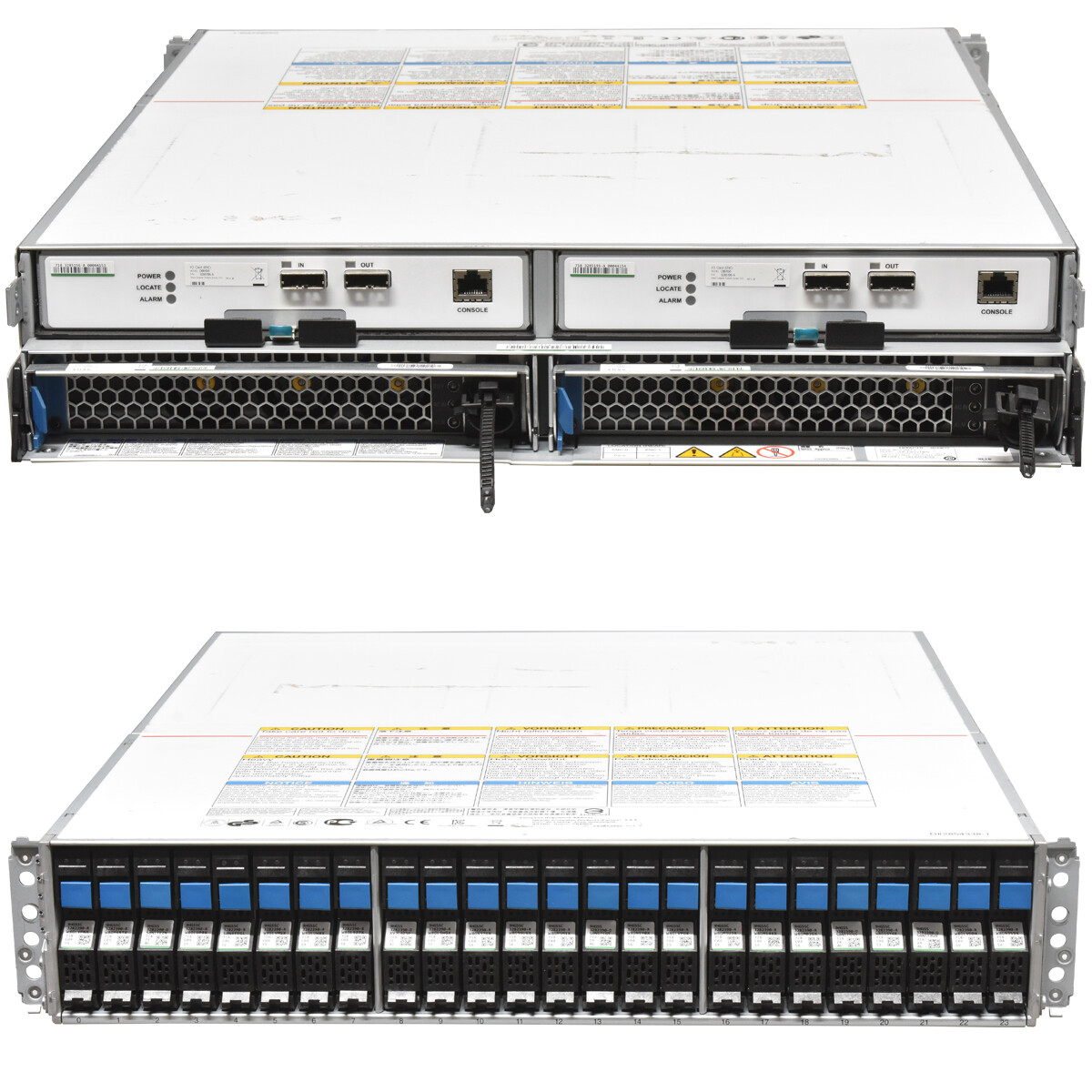 Hitachi Drive Box DF-F850-DBS 24x SFF 2.5" 2x I/O Card DBMS6 3285196-A 2x PSW 2U