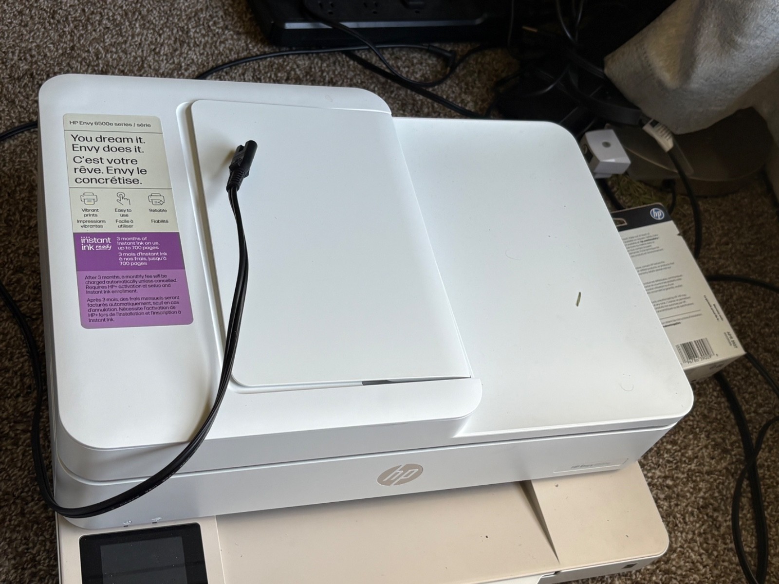 TESTED & WORKING HP 6500 ENVY printer (Less than one year old)
